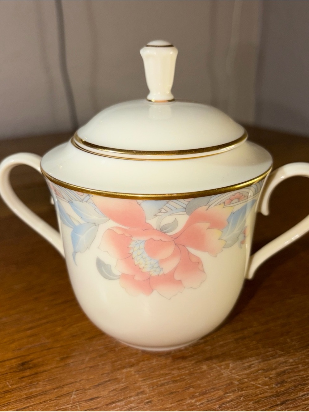 Lenox Westwood Sugar Bowl Floral with Lid